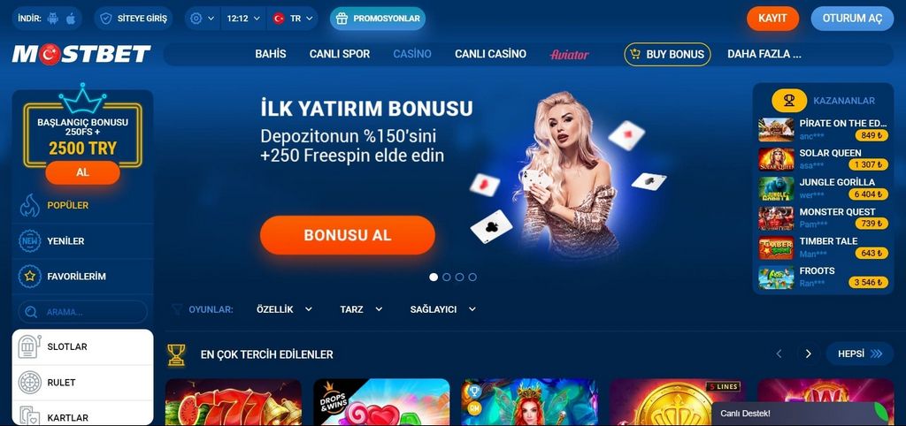 MostBet AZ-da Təklif olunan İdman