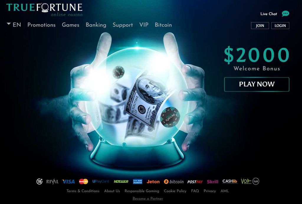 TrueFortune Gambling Establishment: No Down Payment Bonus Codes