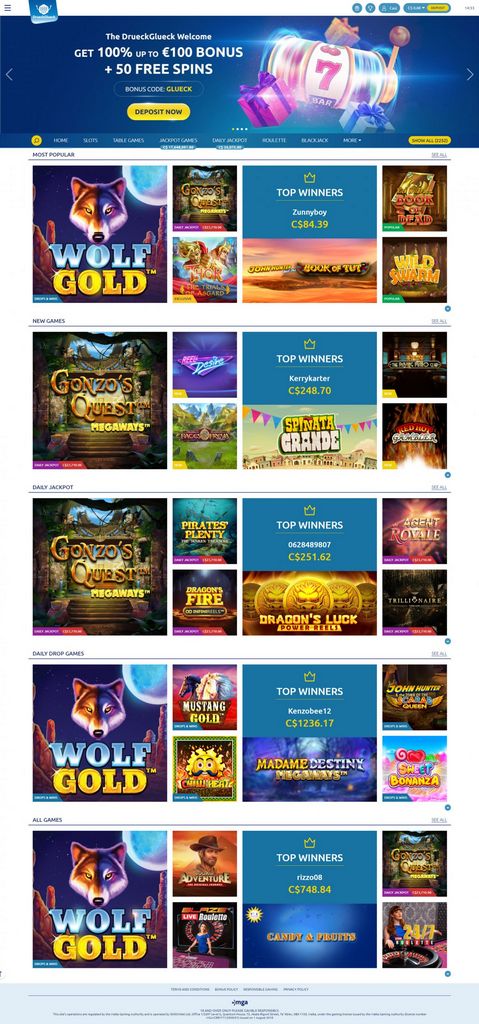 DreuckGlueck Gambling Enterprise – Erfahrungsberichte & Boni